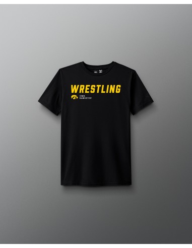 T-shirt de lutte incliné pour jeunes Iowa Hawkeyes