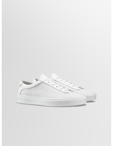 Capri in Triple White Perforated