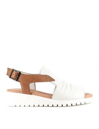 MADIS - WHITE DARK TAN LEATHER