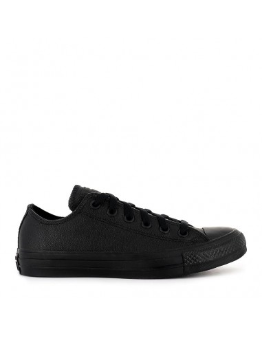 ALL STAR LOW LEATHER - BLACK MONO