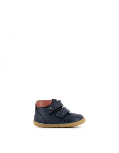 TIMBER STEP UP - NAVY LEATHER