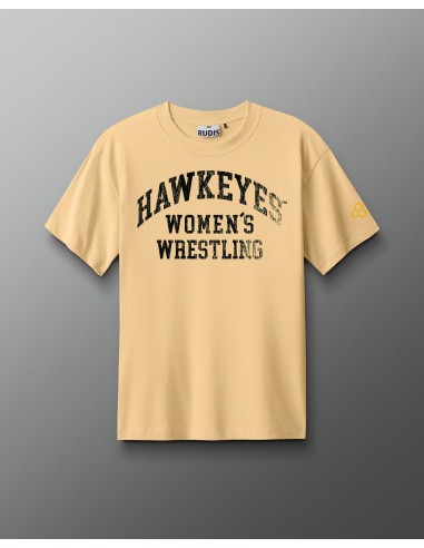 T-shirt lourd vintage pour femme Hawkeyes