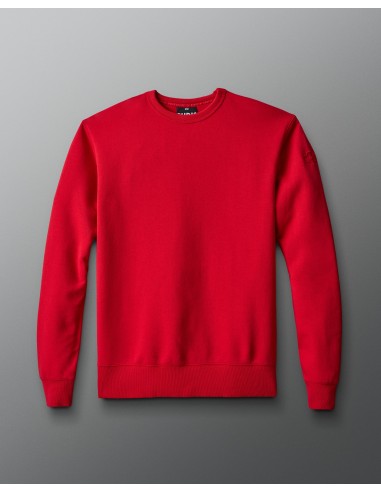 Pull ras du cou en polaire confortable - Rouge