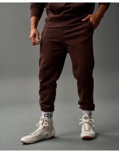 Pantalon de jogging en polaire épaisse RUDIS Titan - Café moulu